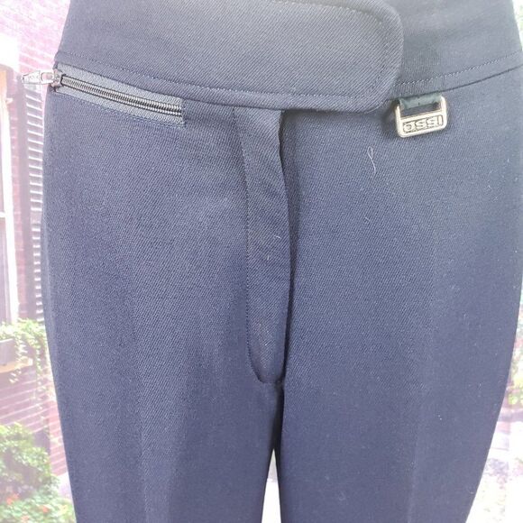 OSSI Wool Blend Navy Snow Pants, Ladies 10 - Picture 1 of 7